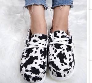 New Style Flat Non-Slip Lace-Up Comfortable Casual Single Shoes Women Mark Line Leopard Print Foreign Trade Large Size Wholesale 43