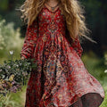 New Fashionable V-neck Dress In European And American Style