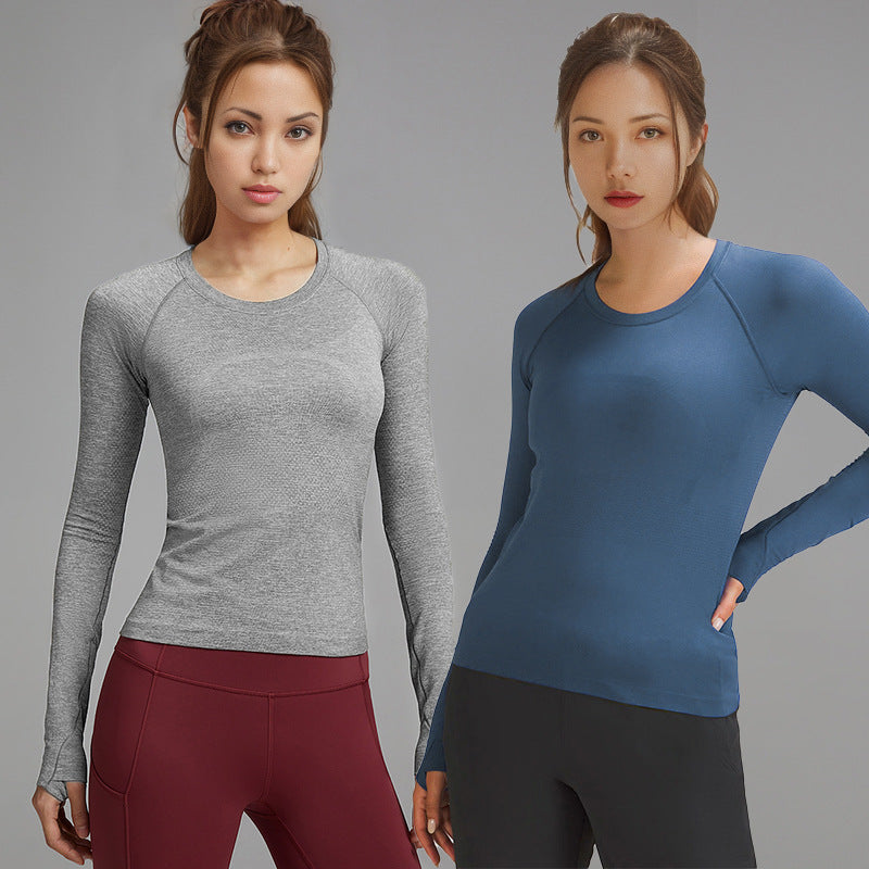 Raglan Lady Sports Long-sleeved Yoga Clothes