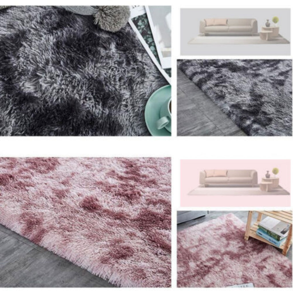 Floor Mat Rugs Shaggy Rug Area Carpet Large Soft Mat Bedroom Living Room Pad AU