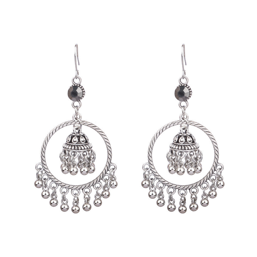 Bohemian Silver Temperament Earrings For Women