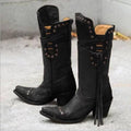 Fringed Pointed Boots