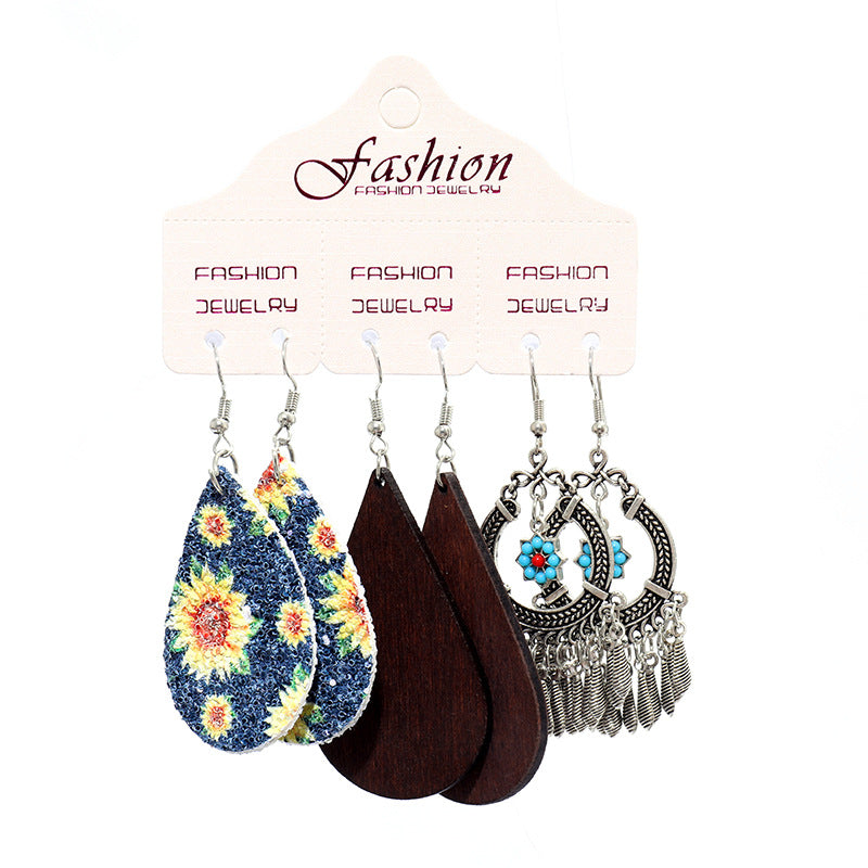 Bohemian Retro Ethnic Style Exaggerated Quality Earrings