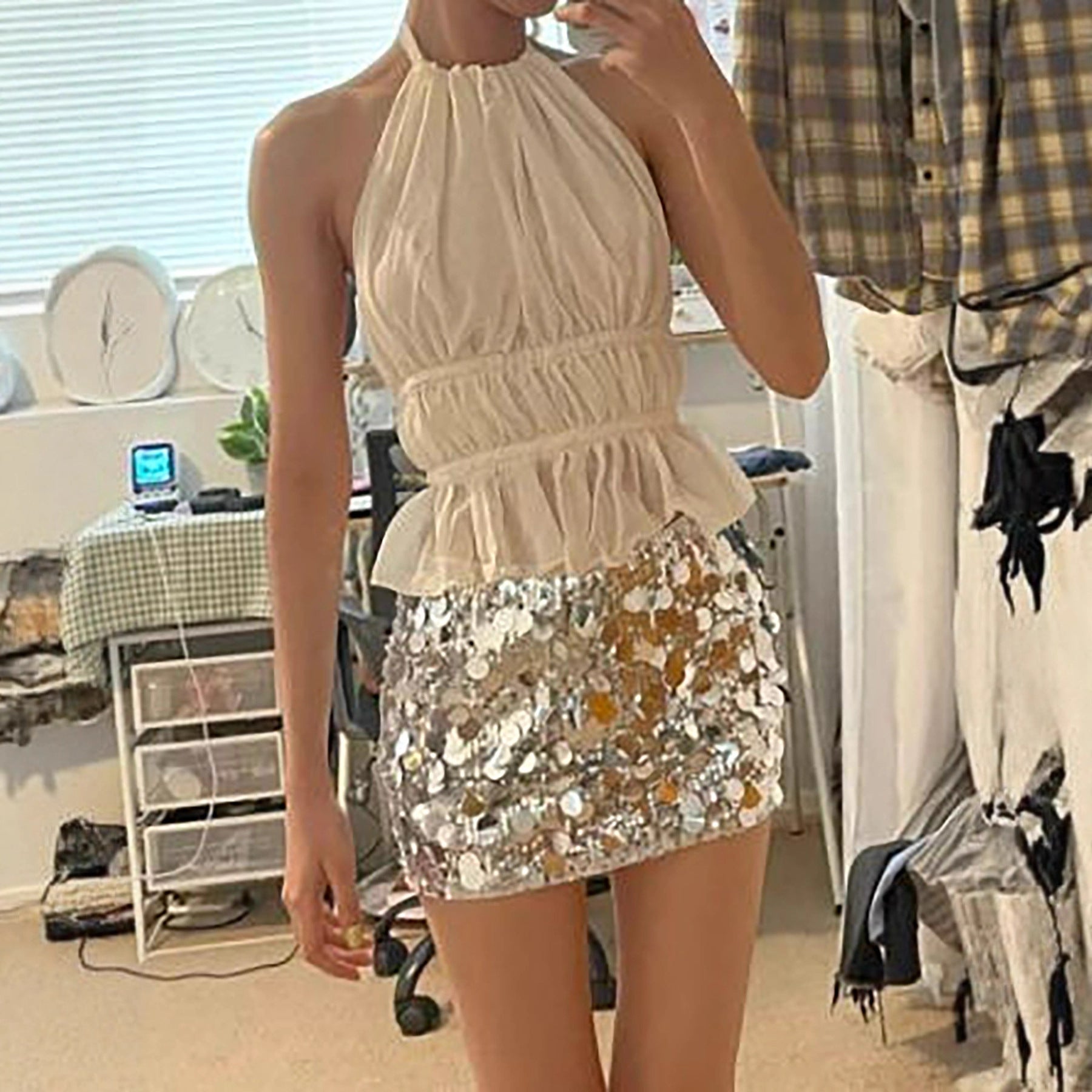 Women's Sleeveless Strappy Camisole Top