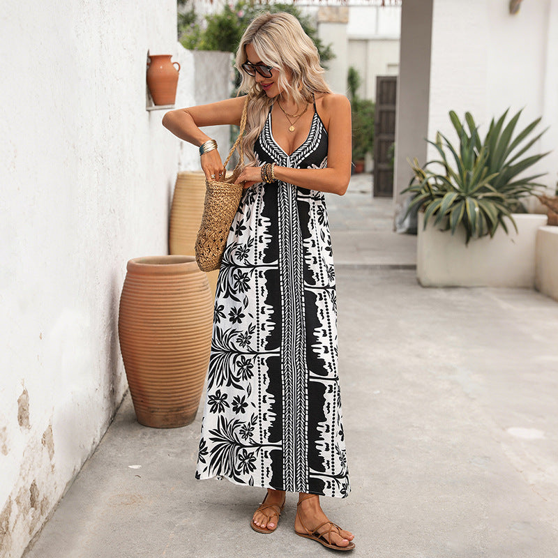 Women's Resort Slip Dress – European & American Style
