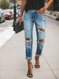 New Women’s Denim Pants, Ripped Jeans, Low Rise Jeans