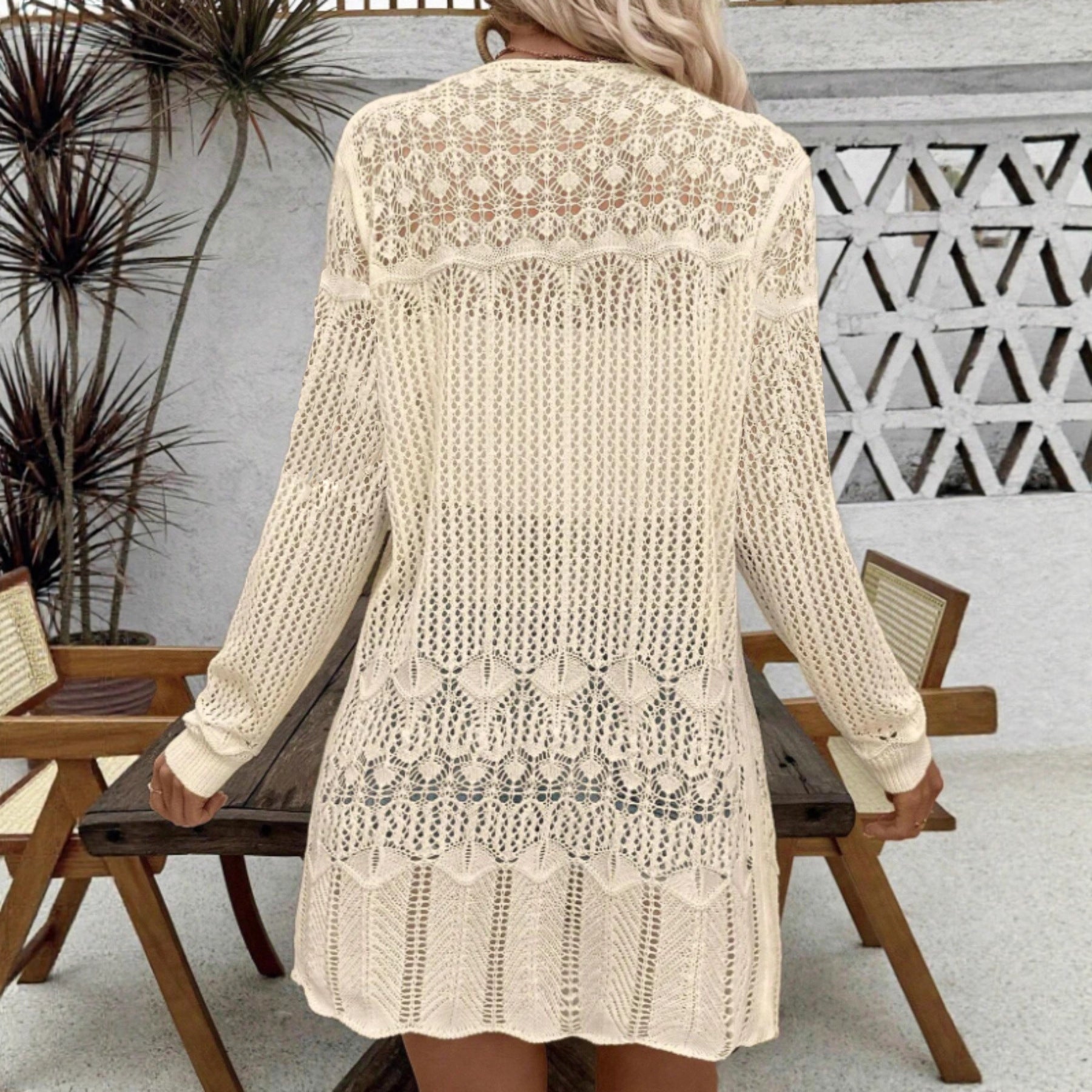 Loose-Fit Knitted Cardigan
