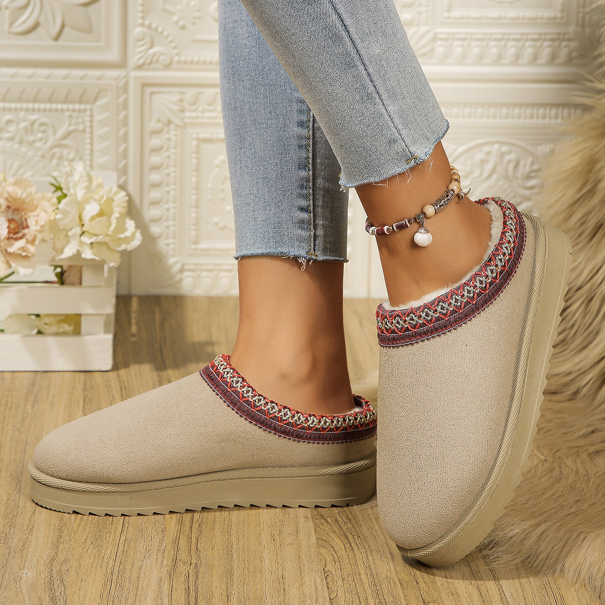 Fallwinter Fringed Fashion Snow Boots