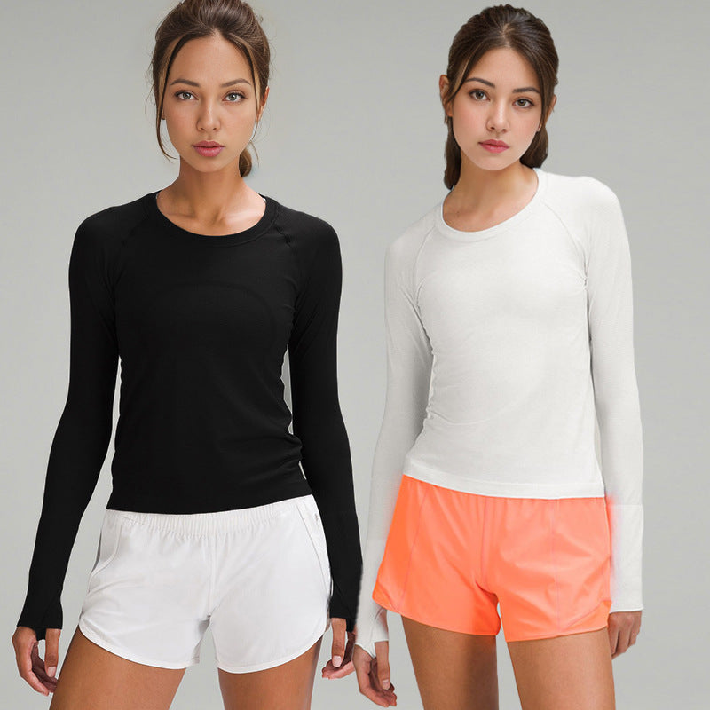 Raglan Lady Sports Long-sleeved Yoga Clothes