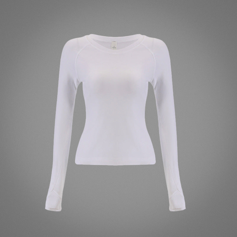 Raglan Lady Sports Long-sleeved Yoga Clothes