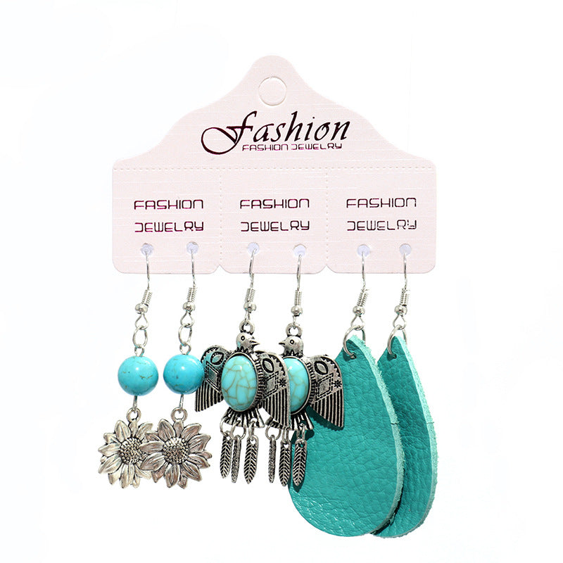Bohemian Retro Ethnic Style Exaggerated Quality Earrings