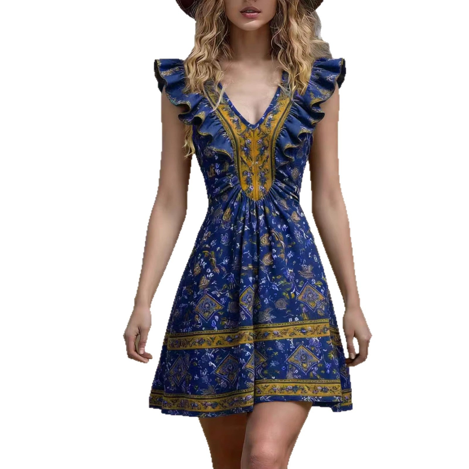 Trendy On-trend Printed Womens Dress