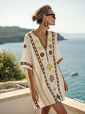 Beach Vacation Beach Dress Printed Loose Midi Dress