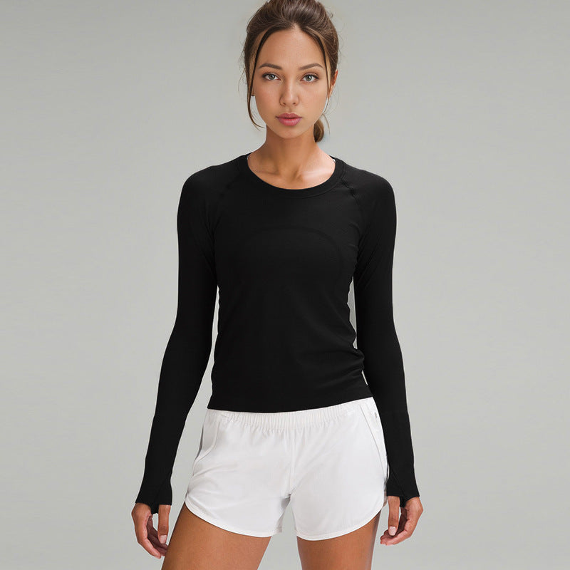 Raglan Lady Sports Long-sleeved Yoga Clothes