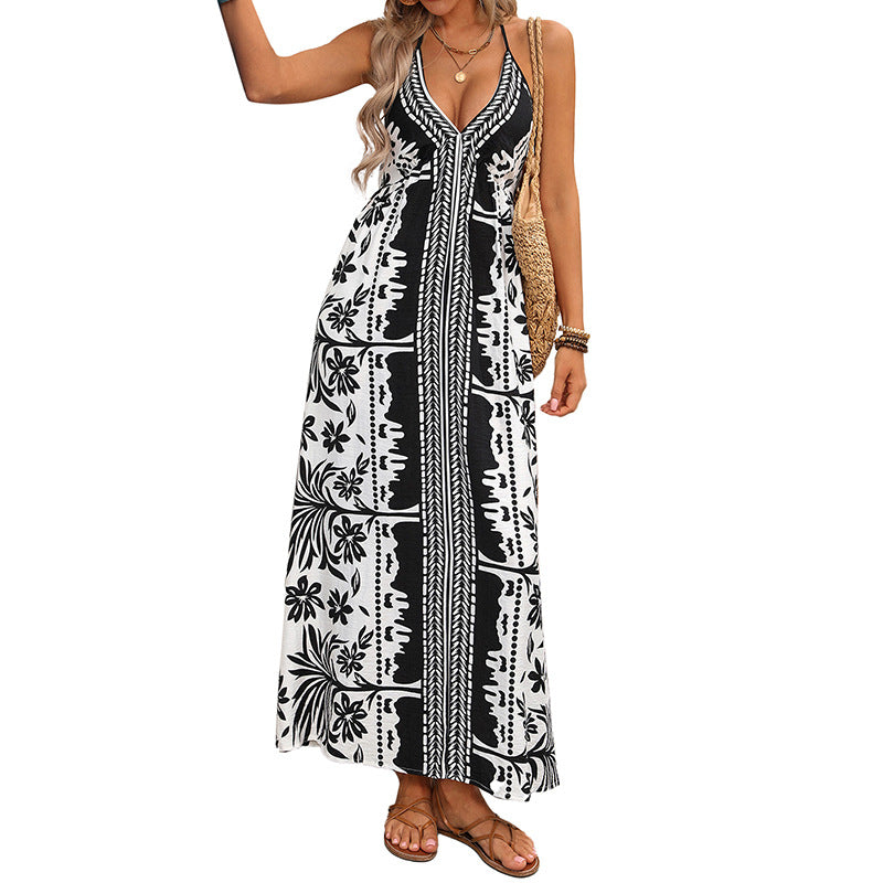 Women's Resort Slip Dress – European & American Style