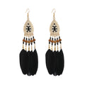 Bohemian Ethnic Style Long Tassel Earrings
