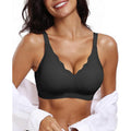 Plus-size Anti-sag Seamless Wavy-edge Lingerie