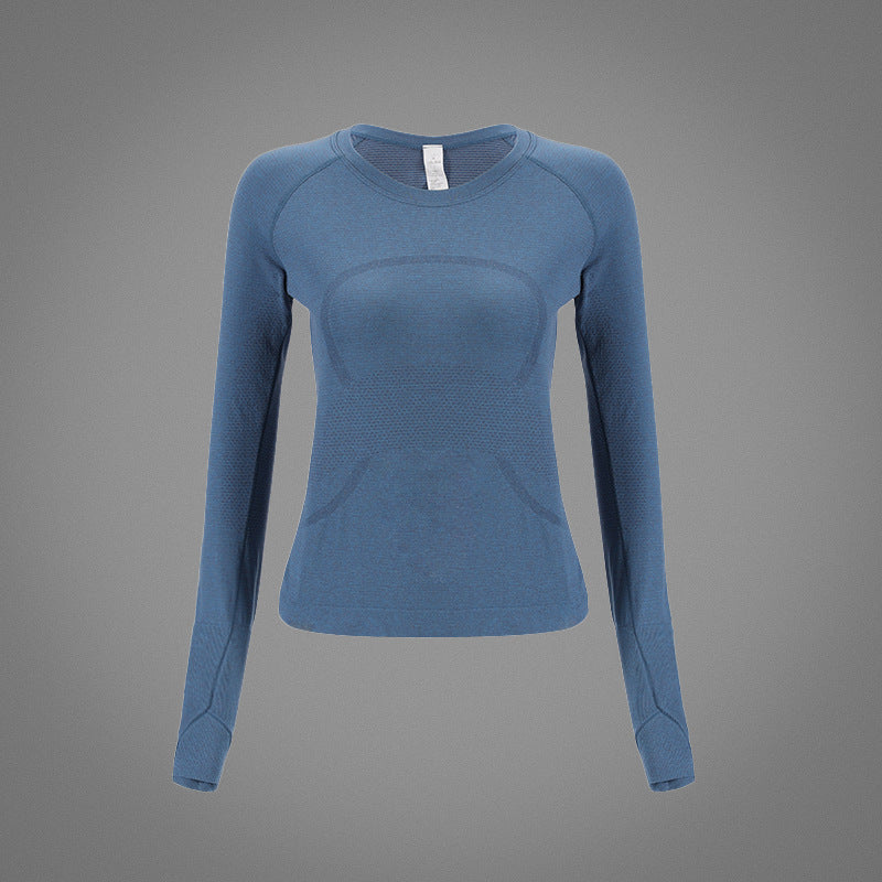 Raglan Lady Sports Long-sleeved Yoga Clothes